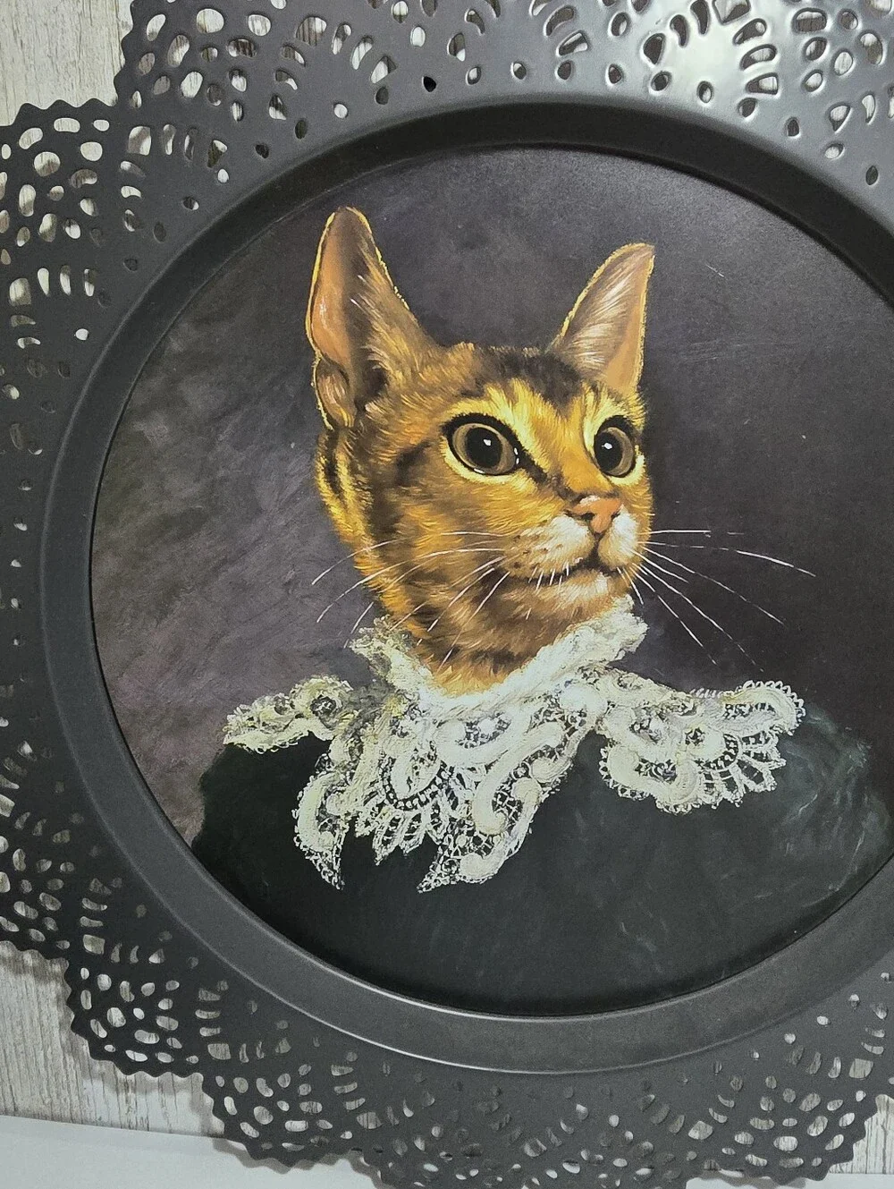 RARE Thierry Poncelet Limited IKEA Exclusive SKURAR Victorian Cat Portrait